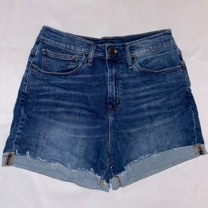 J. Crew High Rise Jean Shorts
